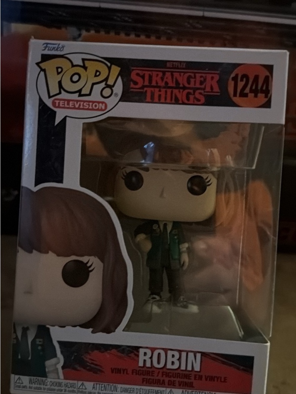 Funko Pop! Stranger Things Robin #1244 Green Jacket Vinyl Figure